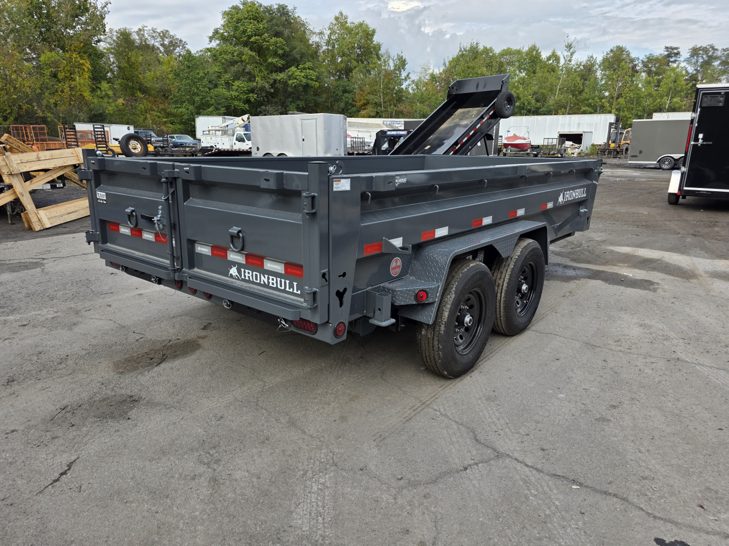 New 2026 Iron Bull DWB 7X14 14,999K Dump Trailer