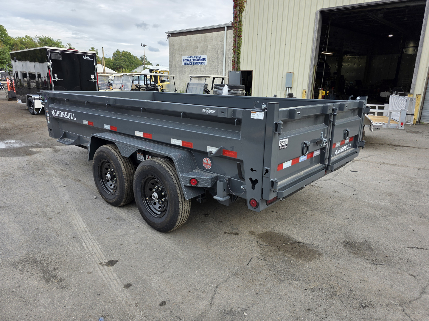 New 2026 Iron Bull DWB 7X14 14,999K Dump Trailer