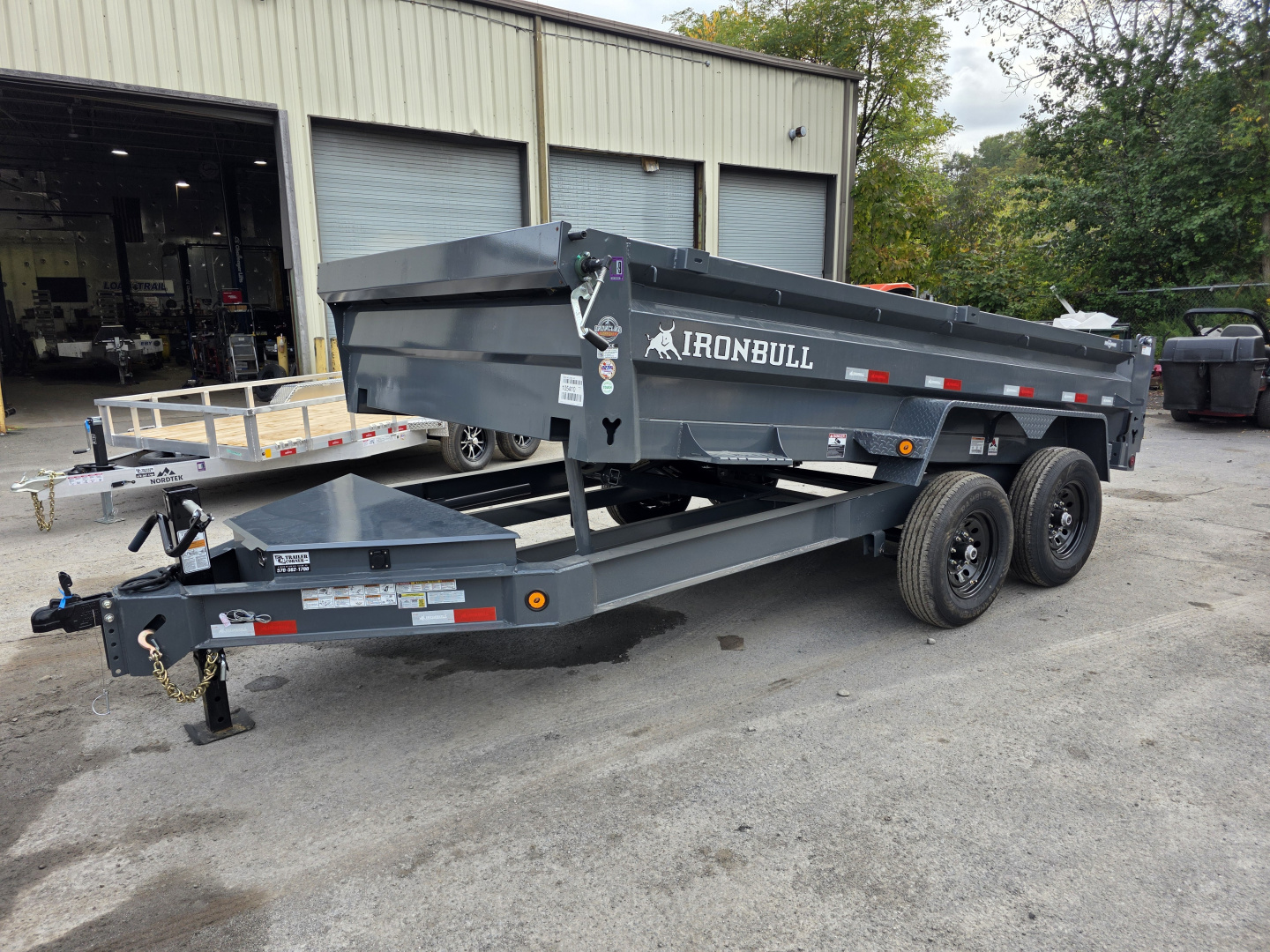 New 2026 Iron Bull DWB 7X14 14,999K Dump Trailer