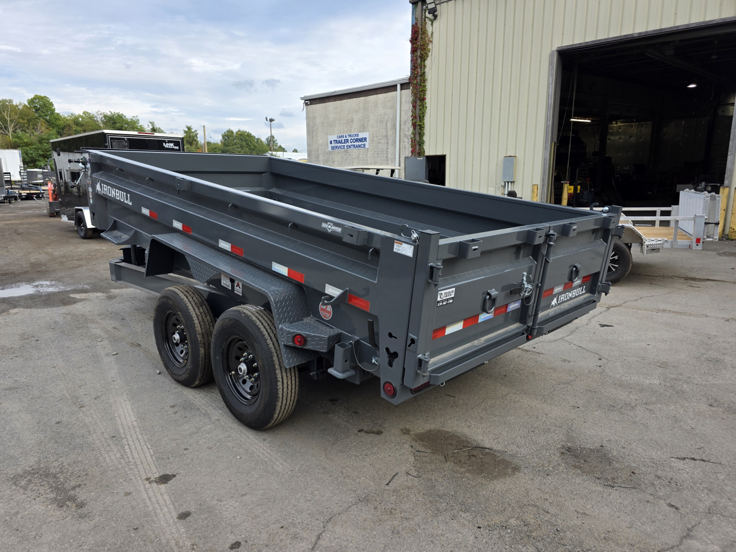 New 2026 Iron Bull DWB 7X14 14,999K Dump Trailer