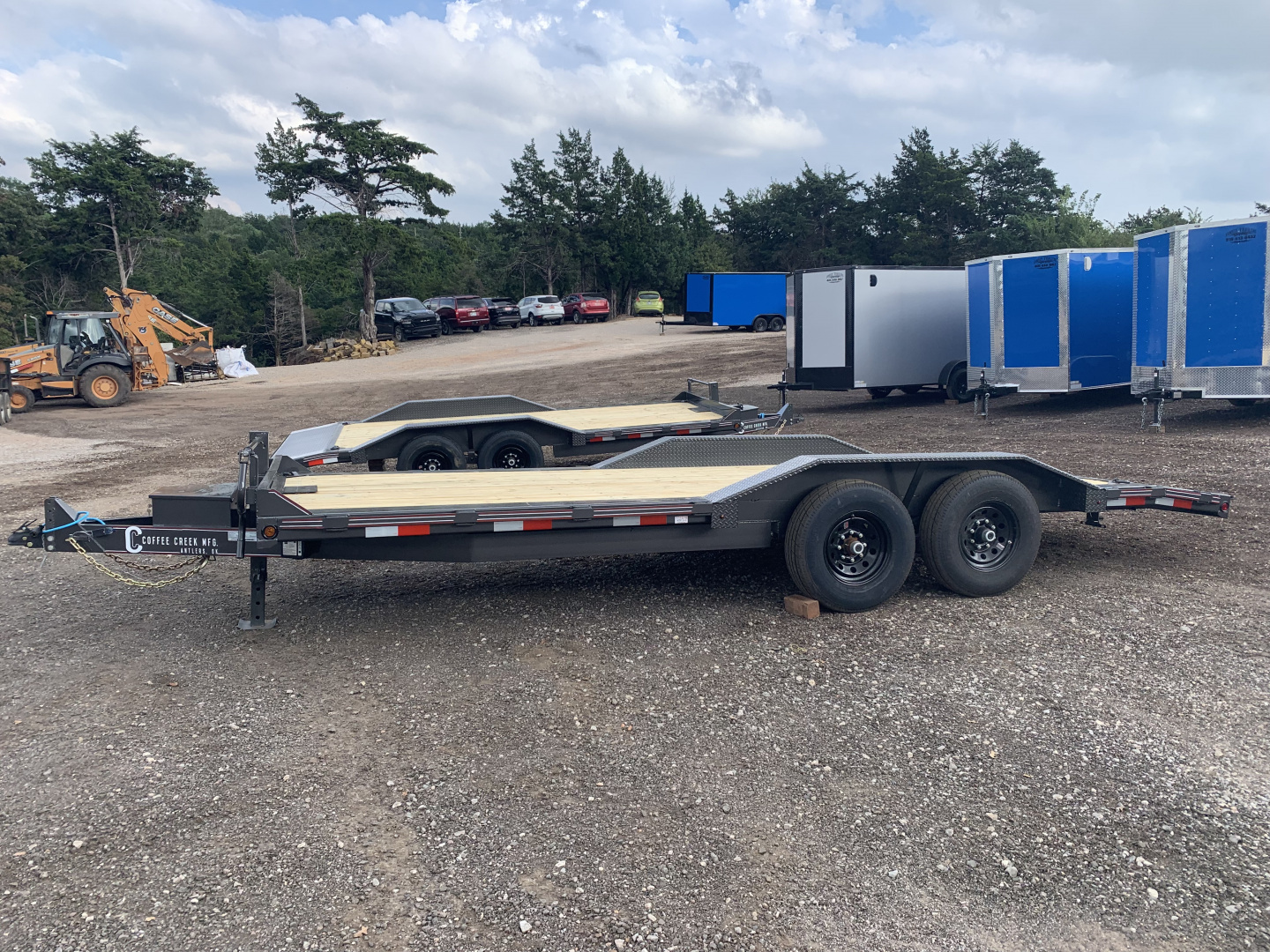 New 2026 Coffee Creek MFG 102”x20’ Tandem Axles Car Hauler-7K Axles