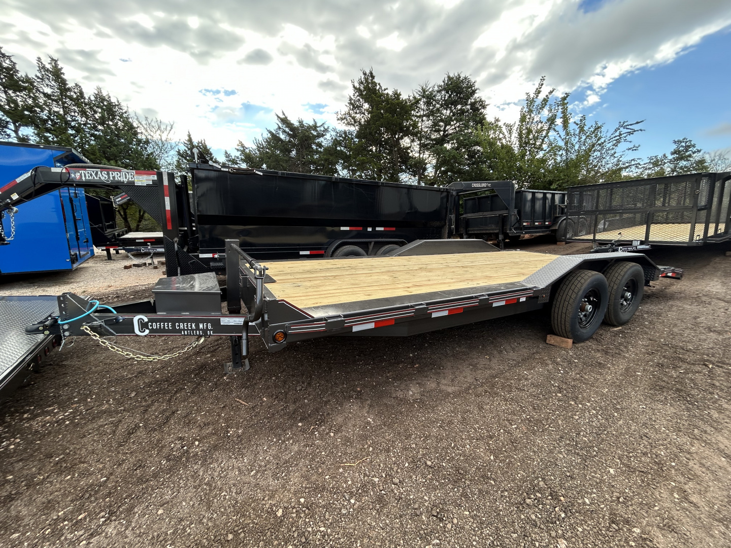 New 2026 Coffee Creek MFG 102”x20’ Tandem Axles Car Hauler-7K Axles
