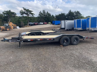 New 2026 Coffee Creek MFG 102”x20’ Tandem Axles Car Hauler-7K Axles