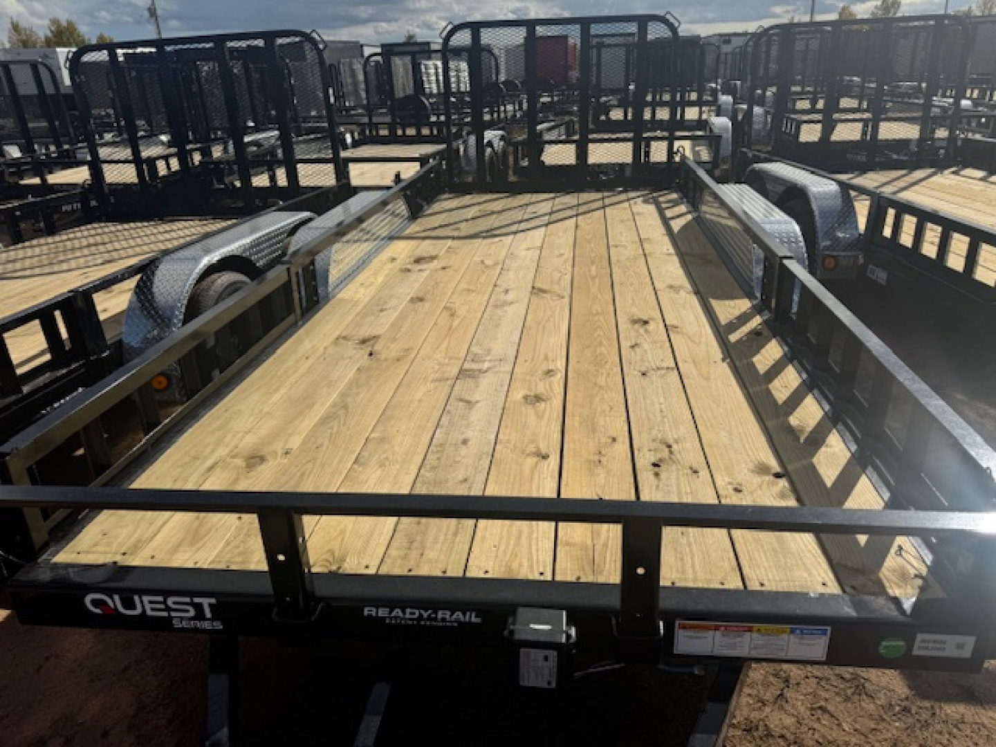 New 2026 PJ Trailer UK 7 X 14 TA Utility Trailer- 77" wide deck- Side Load Ramps