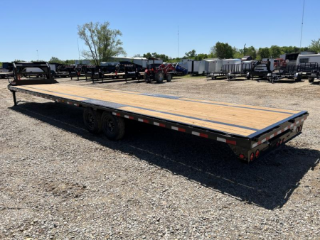 New 2026 PJ 102"x40' GN Low-Pro Flatbed w/ Singles - LS