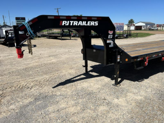 New 2026 PJ 102"x40' GN Low-Pro Air-Ride Flatbed w/ Duals - LD