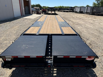 New 2026 PJ 102"x40' GN Low-Pro Air-Ride Flatbed w/ Duals - LD