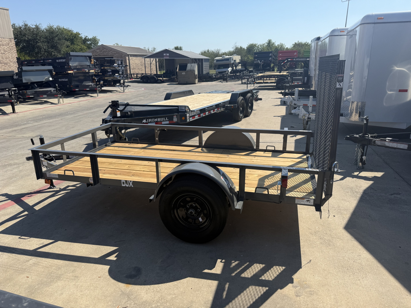 New 2026 Top Hat DJX-10X60 Utility Trailer