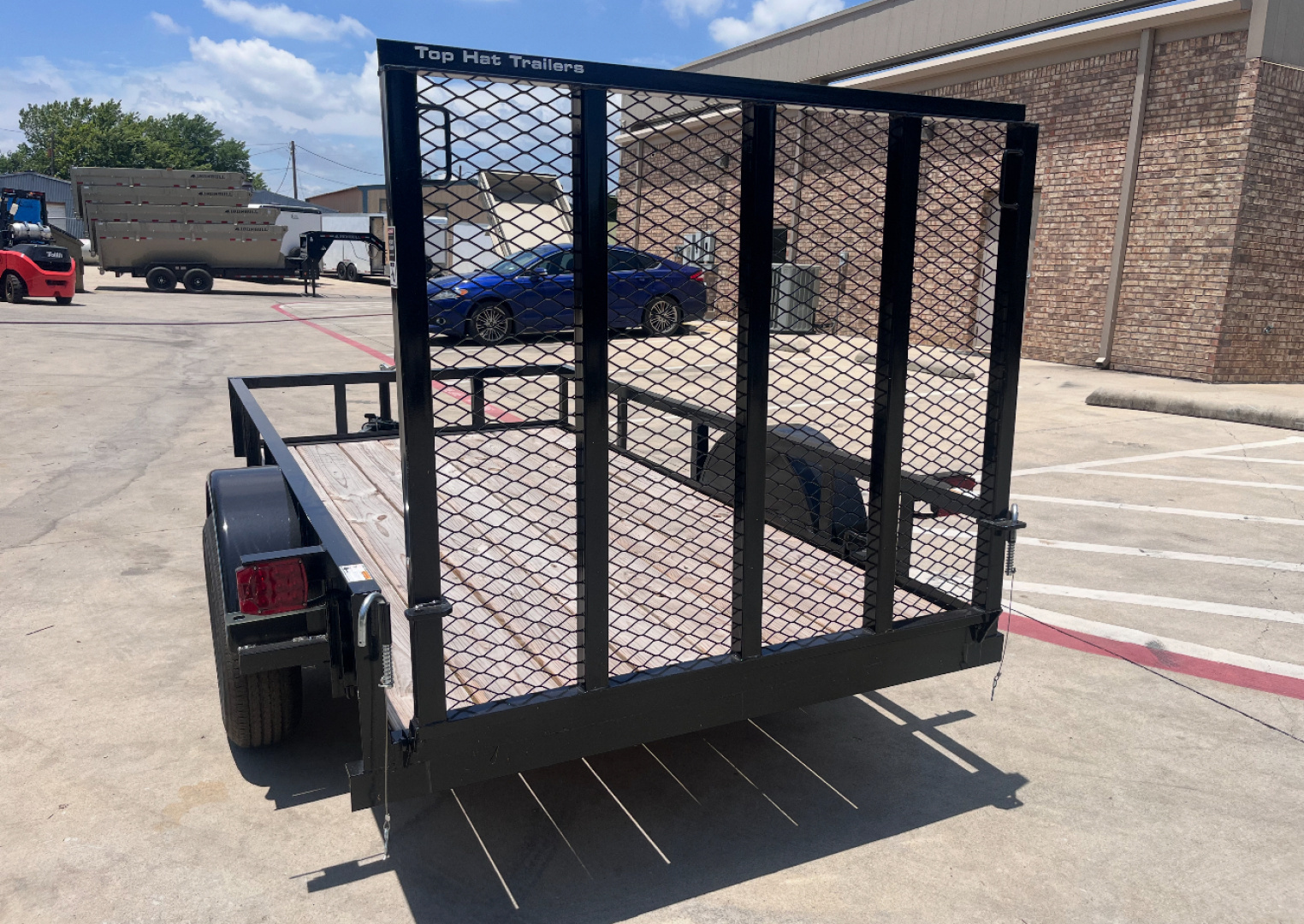 New 2026 Top Hat DJX-10X60 Utility Trailer