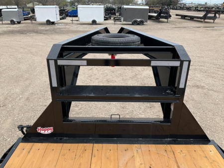 New 2026 PJ 102"x28' Gooseneck Deckover Hydraulic Tilt Trailer – T8