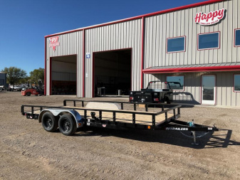 New 2026 PJ 83"x18' Tandem Axle Utility Trailer - UL
