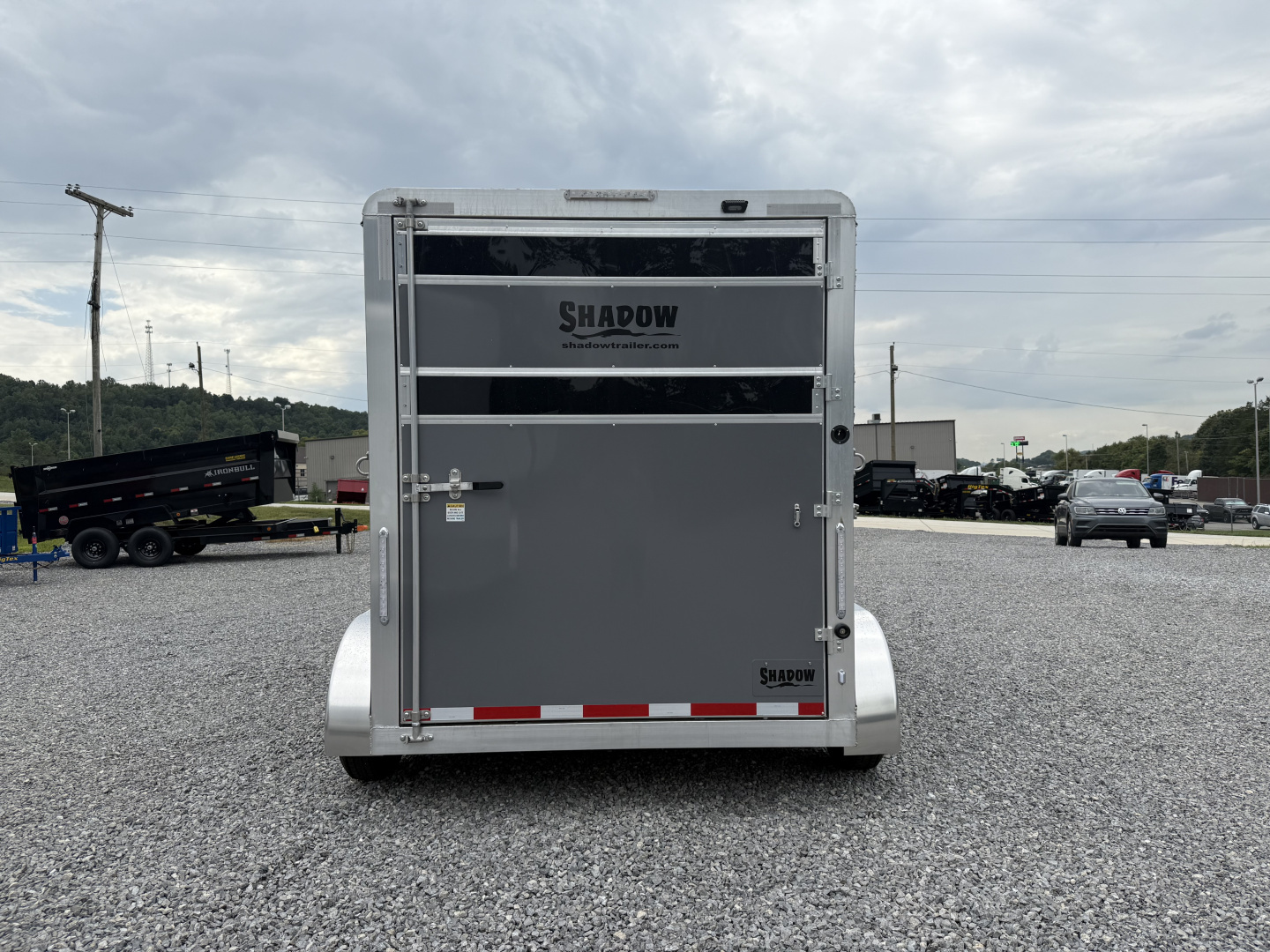 New 2025 Shadow 2 HORSE SLANT STABLEMATE Stock / Stock Combo Trailer