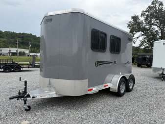 New 2025 Shadow 2 HORSE SLANT STABLEMATE Stock / Stock Combo Trailer
