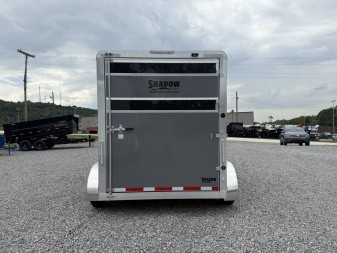 New 2025 Shadow 2 HORSE SLANT STABLEMATE Stock / Stock Combo Trailer