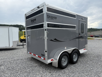 New 2025 Shadow 2 HORSE SLANT STABLEMATE Stock / Stock Combo Trailer
