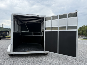 New 2025 Shadow 2 HORSE SLANT STABLEMATE Stock / Stock Combo Trailer