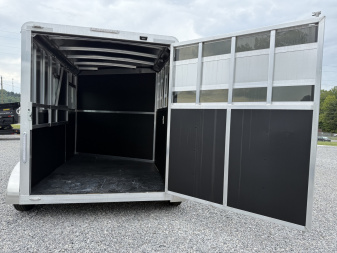 New 2025 Shadow 2 HORSE SLANT STABLEMATE Stock / Stock Combo Trailer