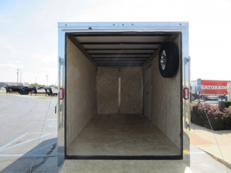 New 2026 Sure-Trac 7 x 16 Pro Series STW8416TA-100 Cargo / Enclosed Trailer 10K / 6-inch Additional Height / Double Side Doors / Spare Tire