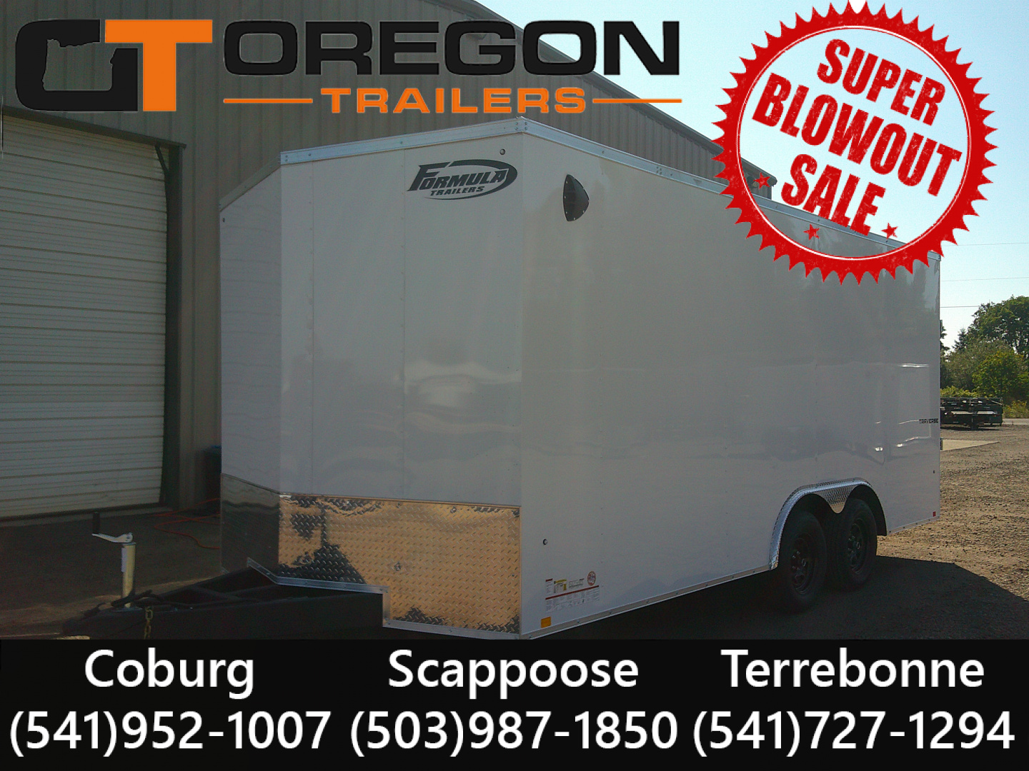 New 2026 Formula Trailers 8.5x18 Cargo / Enclosed Trailer