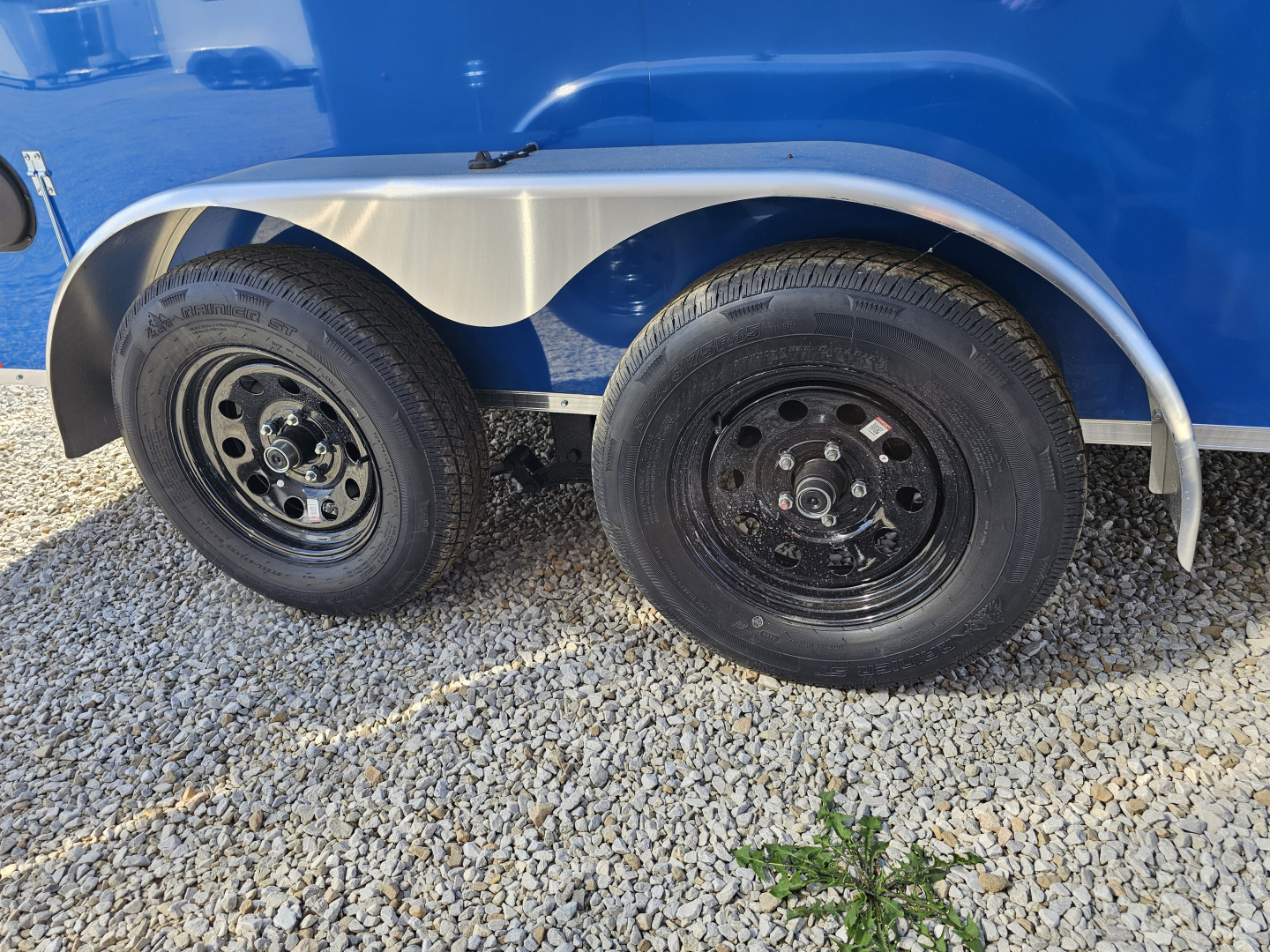 New 2026 Cargo Express "TRUE BLUE" EX DLX 7 x 14 7K Double Rear Door Cargo / Enclosed Trailer