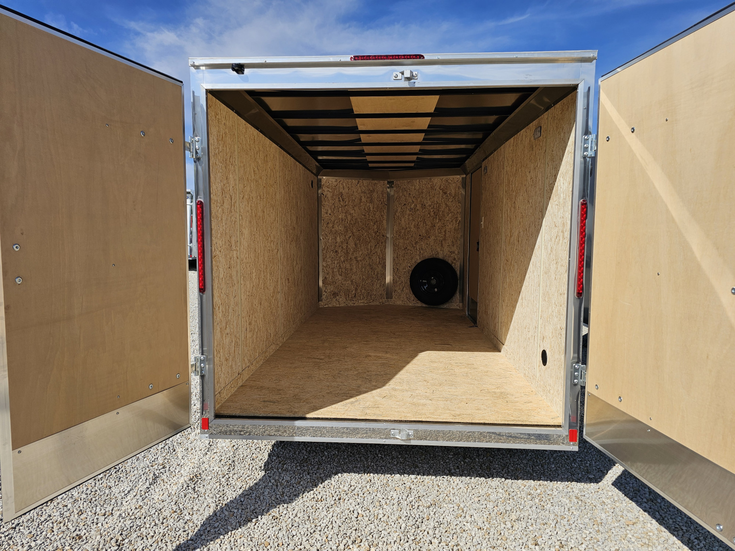 New 2026 Cargo Express "TRUE BLUE" EX DLX 7 x 14 7K Double Rear Door Cargo / Enclosed Trailer