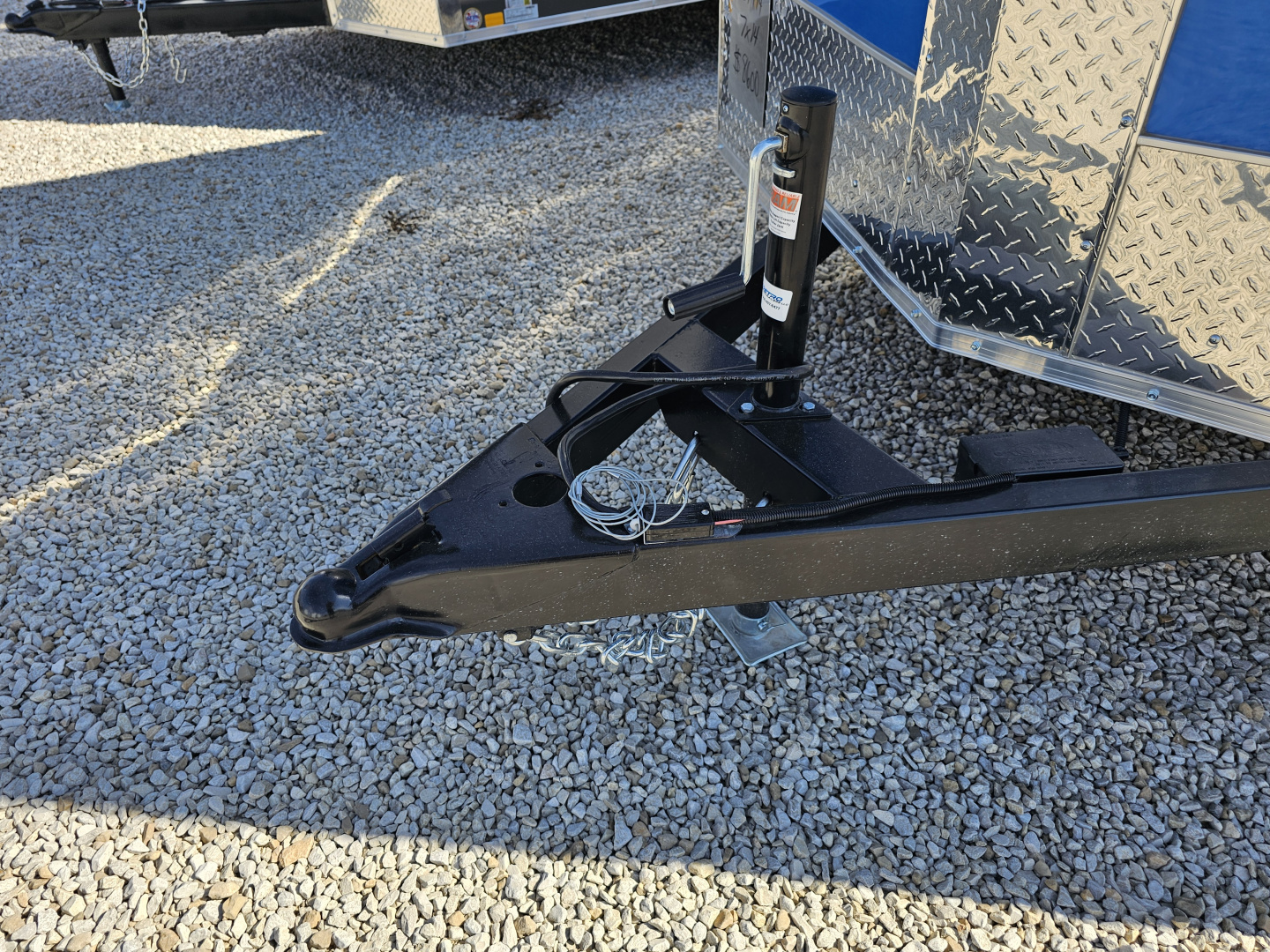 New 2026 Cargo Express "TRUE BLUE" EX DLX 7 x 14 7K Double Rear Door Cargo / Enclosed Trailer