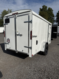 New 2026 Homesteader 6x12 Cargo Trailer - Swing Doors - WHITE