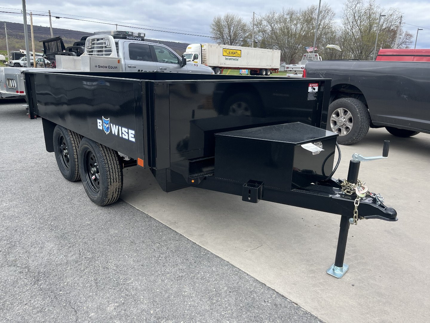 New 2026 BWISE 6x10 Deckover Dump - 7K GVWR