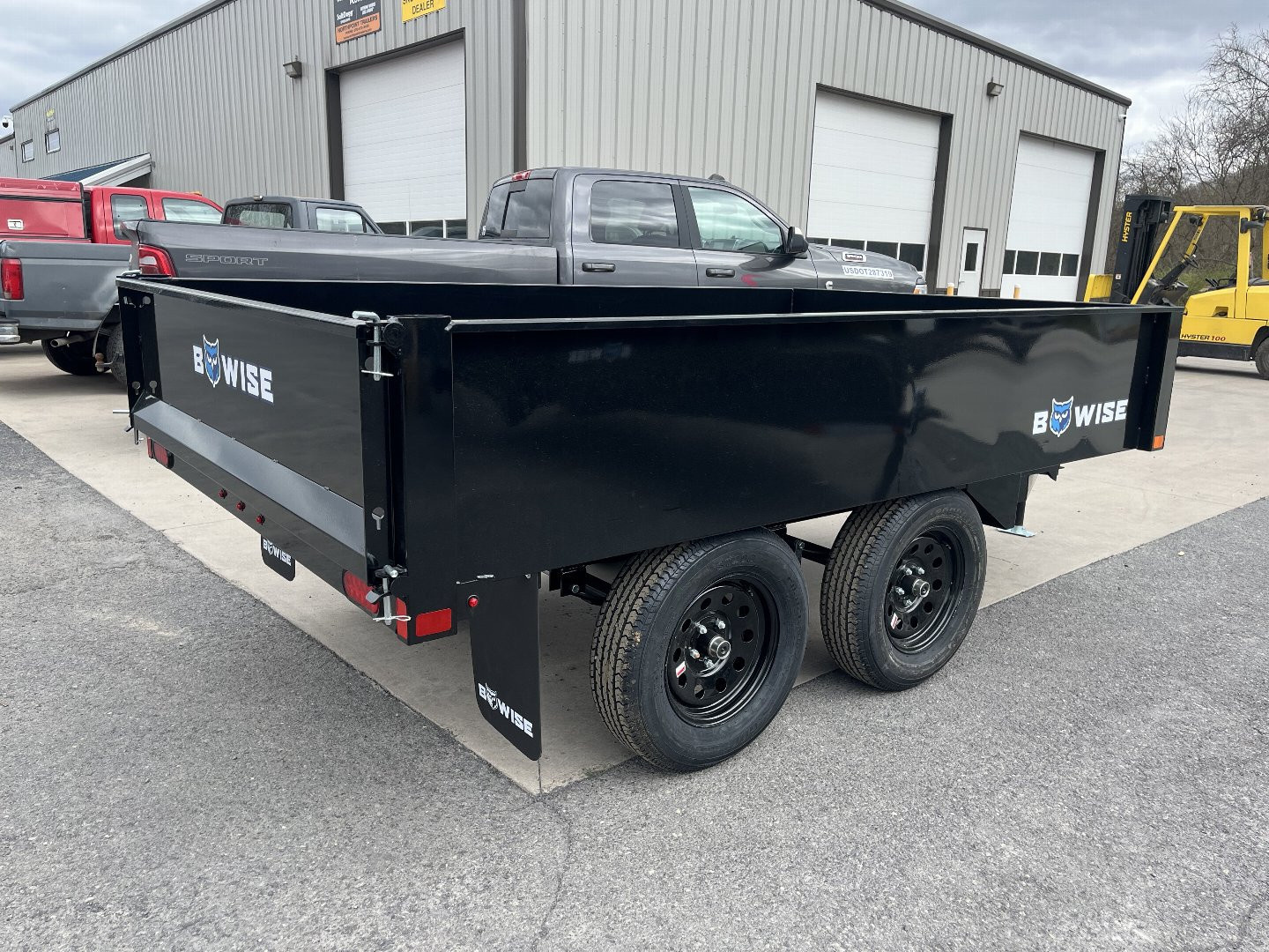 New 2026 BWISE 6x10 Deckover Dump - 7K GVWR