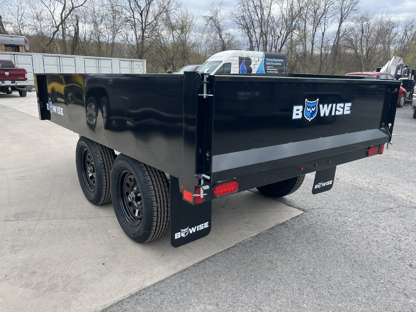 New 2026 BWISE 6x10 Deckover Dump - 7K GVWR