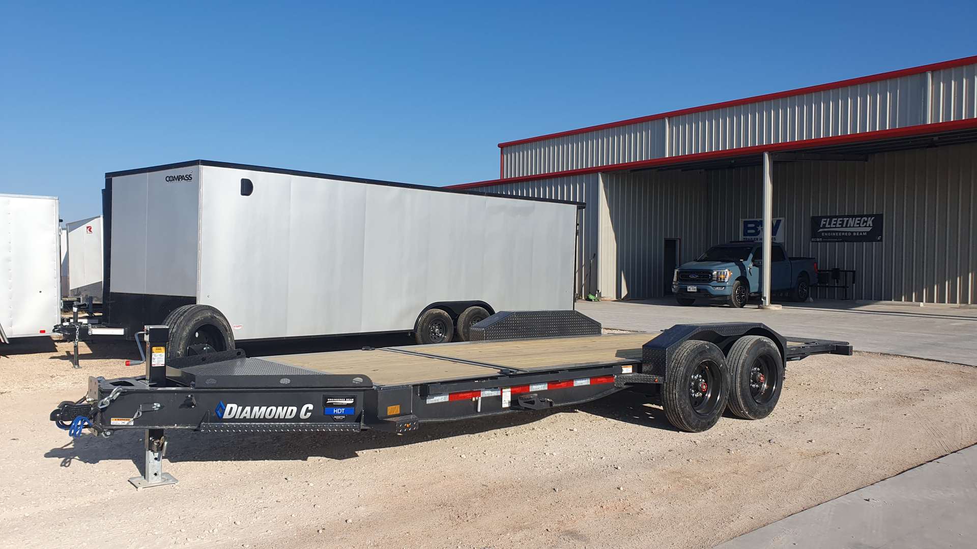 New 2026 Diamond C 80"x20' BP Hydraulically Dampened Tilt - HDT208 Pacesetter Edition