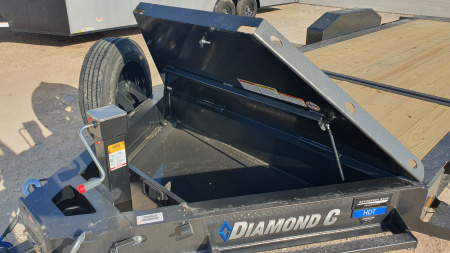 New 2026 Diamond C 80"x20' BP Hydraulically Dampened Tilt - HDT208 Pacesetter Edition