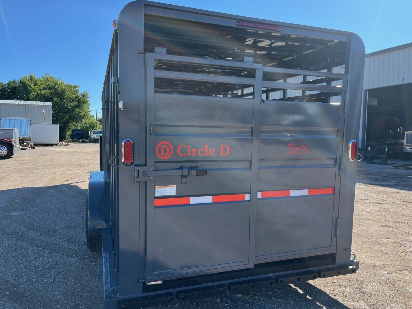New 2026 Circle D 6'8 X 24 GN Stock / Stock Combo Trailer