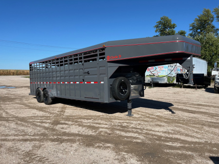 New 2026 Circle D 6'8 X 24 GN Stock / Stock Combo Trailer