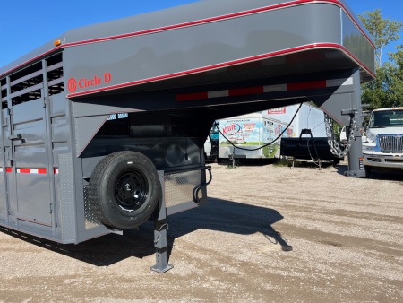 New 2026 Circle D 6'8 X 24 GN Stock / Stock Combo Trailer