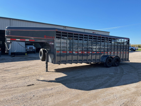 New 2026 Circle D 6'8 X 24 GN Stock / Stock Combo Trailer