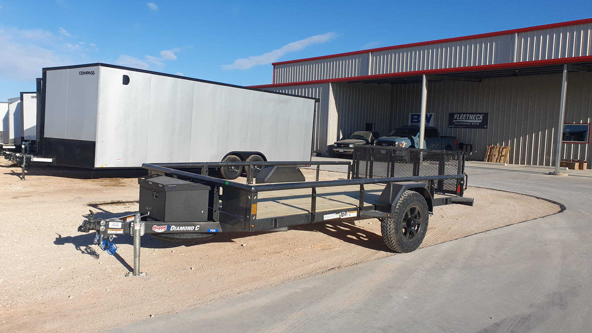 New 2026 Diamond C 77"x12' BP Venture Edition Utility Trailer - PSA135