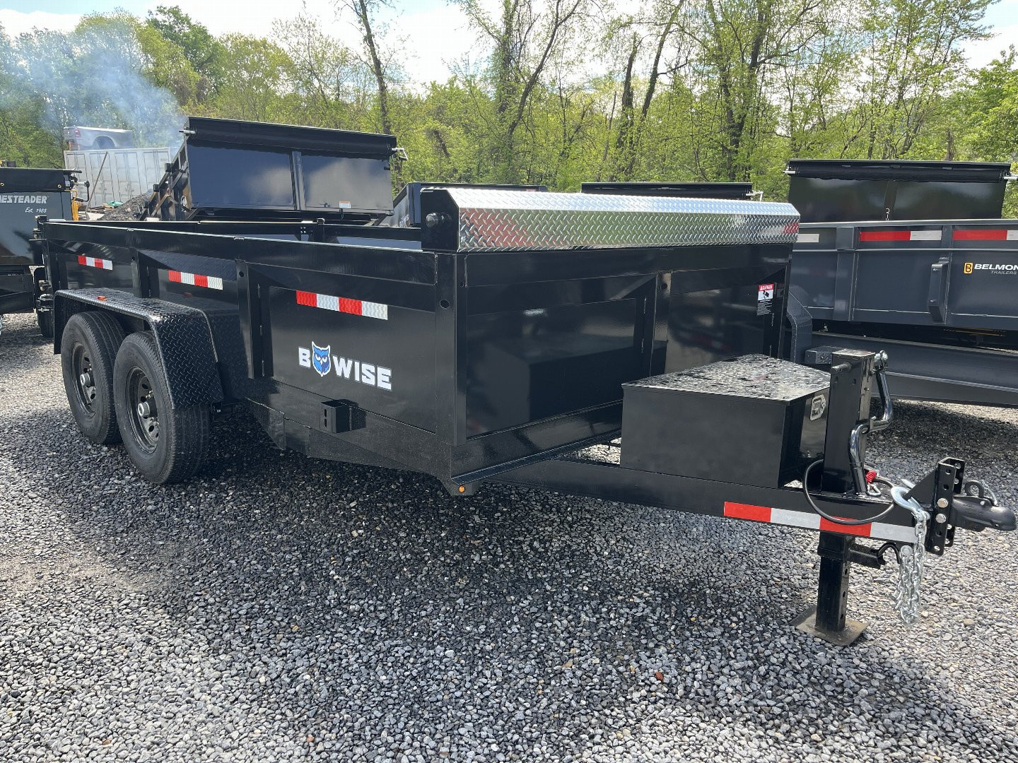New 2026 BWise 7x14 -14K Dump Trailer - Ramps - Tarp Kit