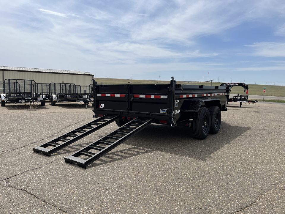 New 2027 PJ Trailers 83" x 16' DL Dump Trailer