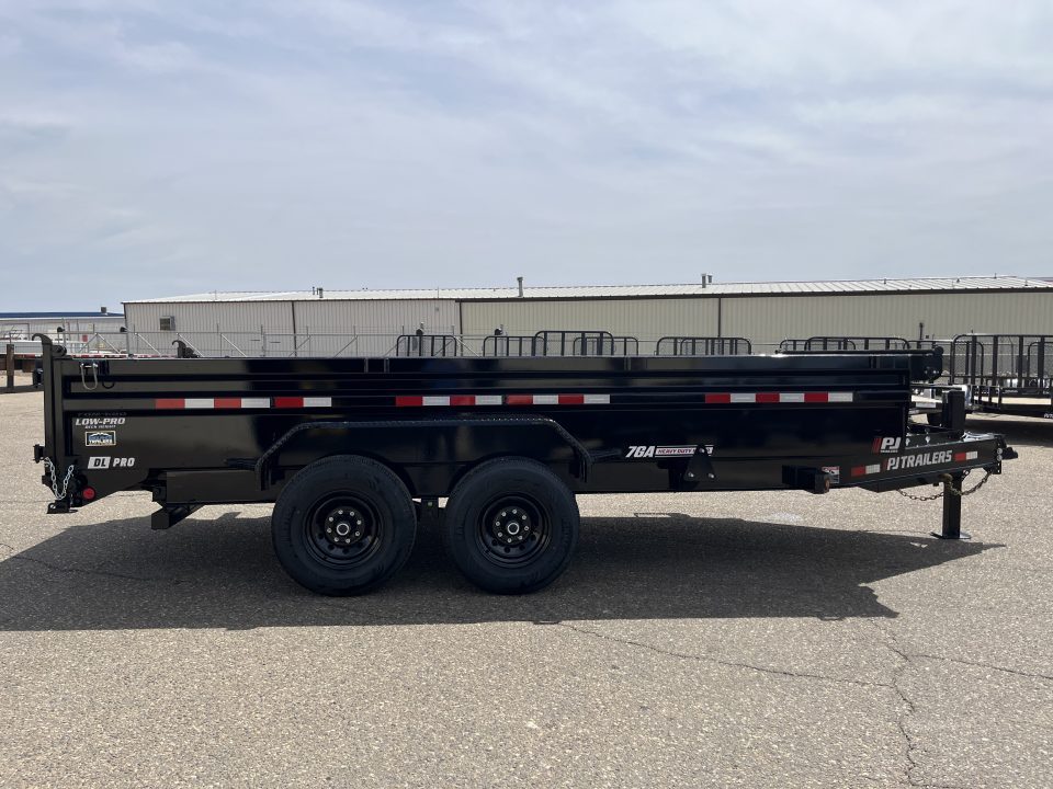 New 2027 PJ Trailers 83" x 16' DL Dump Trailer