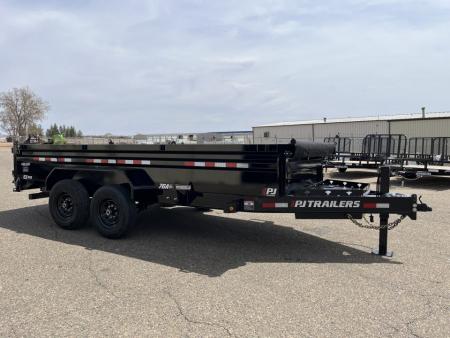 New 2026 PJ Trailers 83  x 16' DL Dump Trailer With Hydraulic Jack
