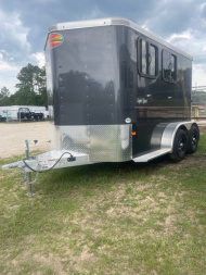 New Sundowner Trailers Super Sport 2 Horse Slant Load Aluminum