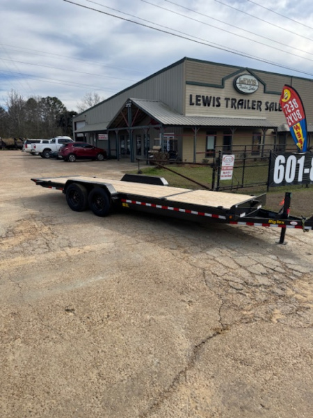 New 2026 Big Tex Trailers 16' Tilt+4' Stationary Ramp Tandem Axle Equipment 17500 GVWR Tilt Trailer