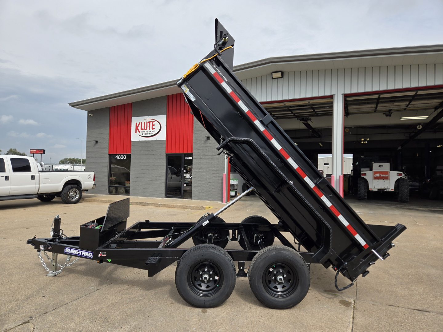 New 2026 Sure-Trac 6 x 10 SD Low Profile Dump Trailer 10K Single Ram Dump Trailer