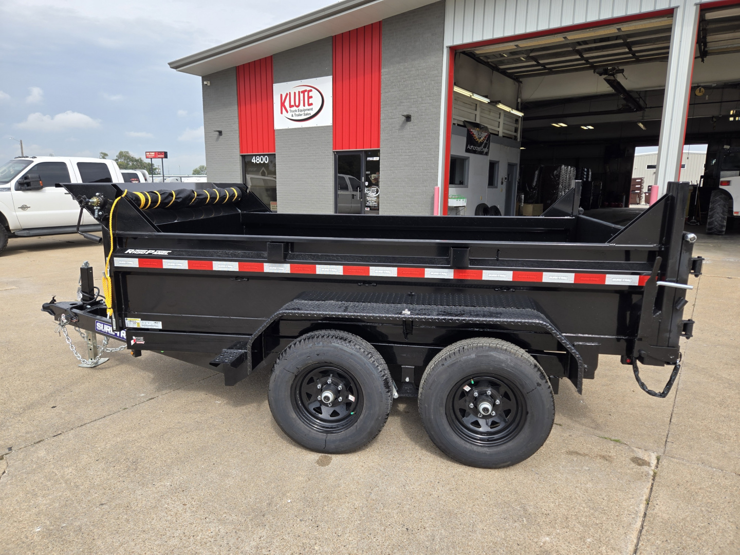 New 2026 Sure-Trac 6 x 10 SD Low Profile Dump Trailer 10K Single Ram Dump Trailer