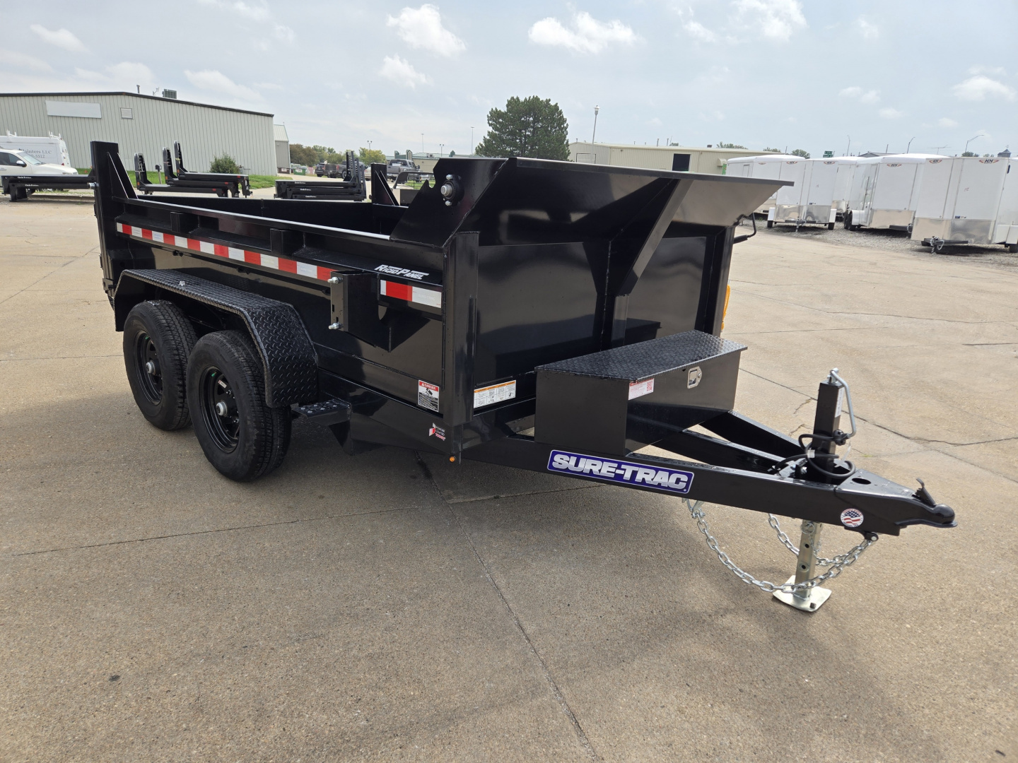 New 2026 Sure-Trac 6 x 10 SD Low Profile Dump Trailer 10K Single Ram Dump Trailer