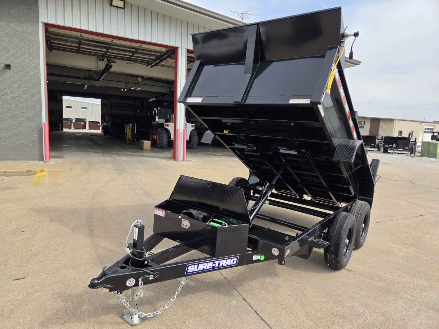 New 2026 Sure-Trac 6 x 10 SD Low Profile Dump Trailer 10K Single Ram Dump Trailer
