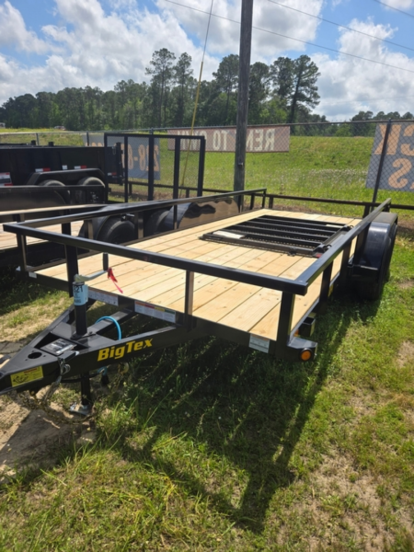 New Big Tex Trailers 16' Tandem Axle Pipe-Top Utility 6,000 GVWR