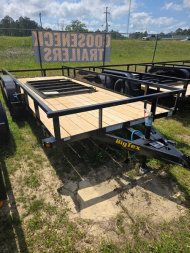 New Big Tex Trailers 16' Tandem Axle Pipe-Top Utility 6,000 GVWR