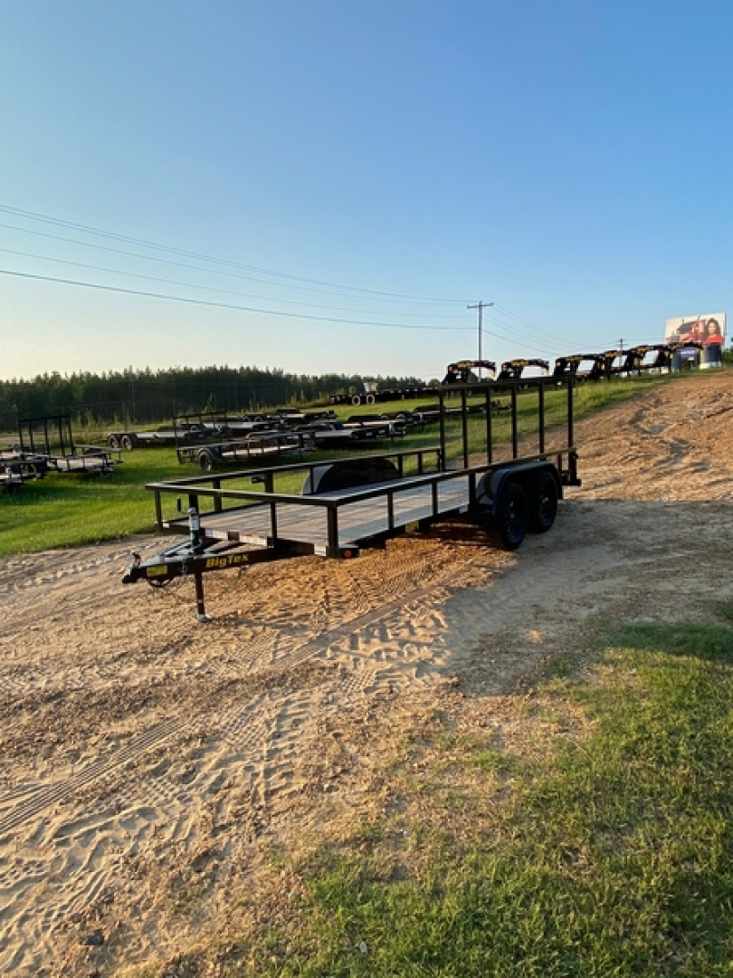 New Big Tex Trailers 16' Tandem Axle Pipe-Top Utility 6,000 GVWR